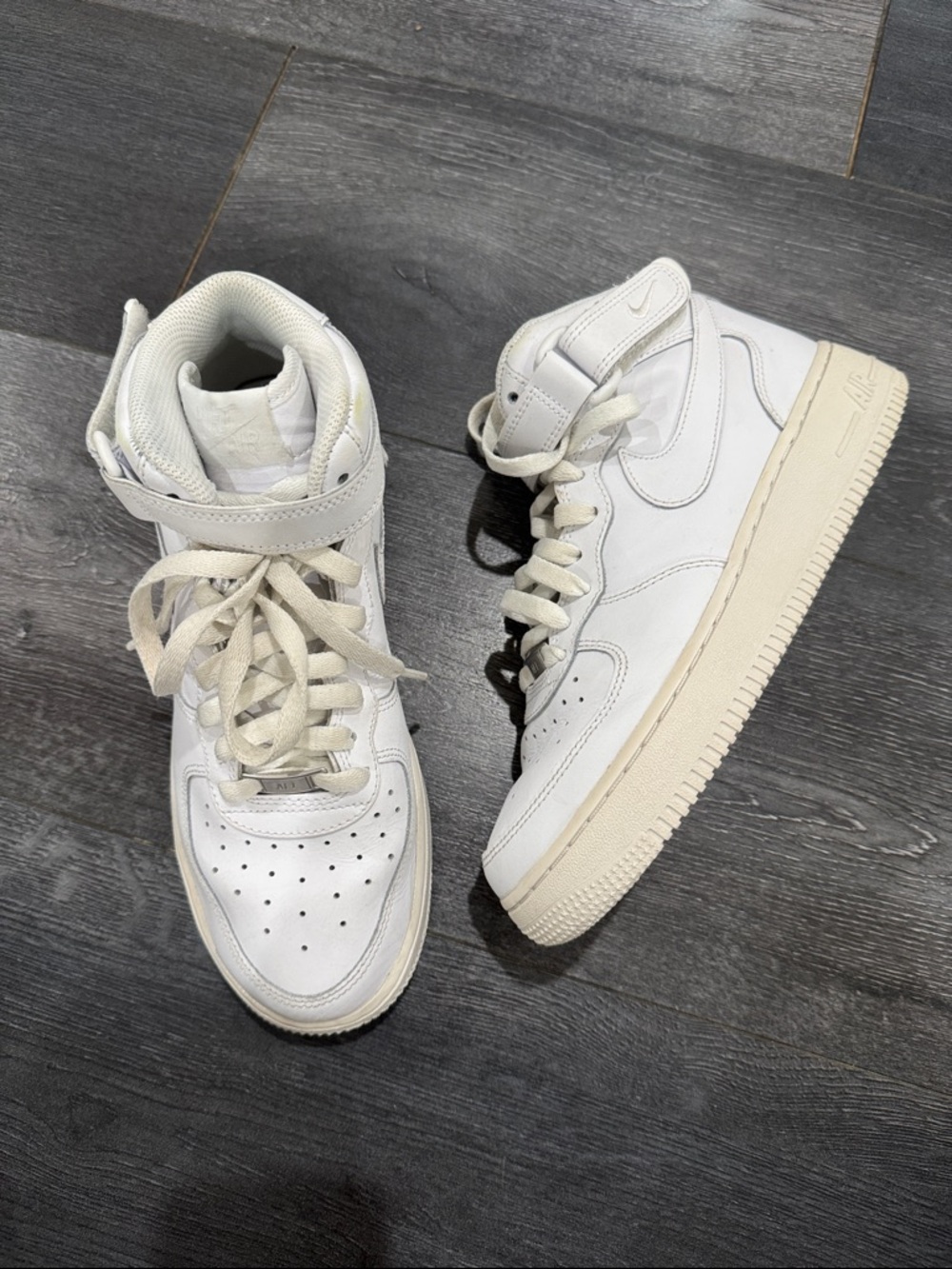 Nike high top Air Force 1 White
